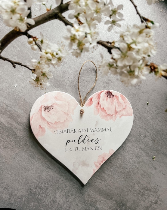 Koka dekors &quot;Vislabākajai mammai&quot; 